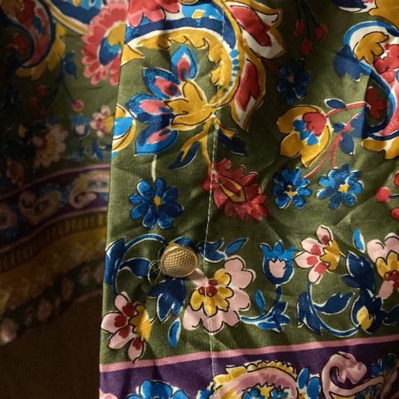 Zara floral blouse XL New without tags - Picture 4 of 6